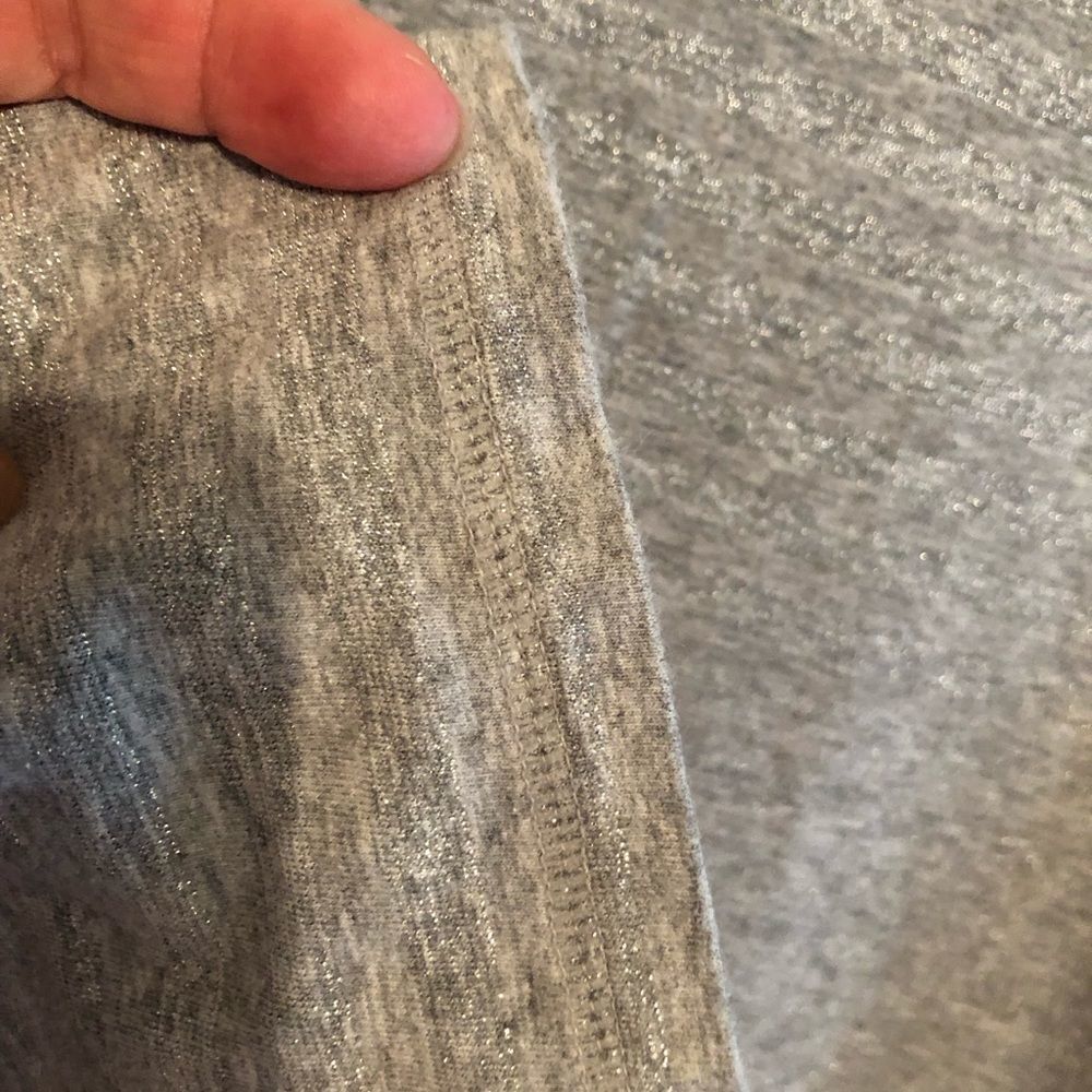 Talbots Silver & Gray LS Top 3X - Picture 2 of 7